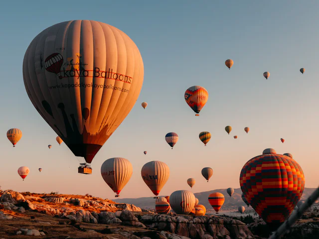 Kapadokya gün doğumu balon uçuşu