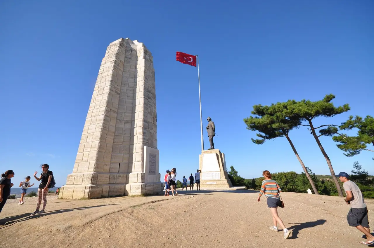 Conkbayırı · anıtlar ve siper izleri