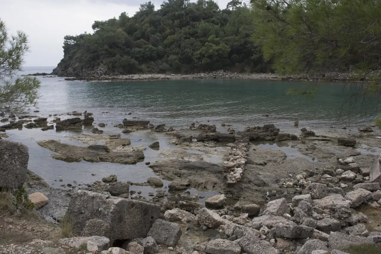 Phaselis ve Klimaks kıyısı